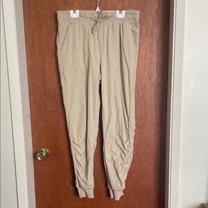 LULU LEMON Tan Jogger Pants